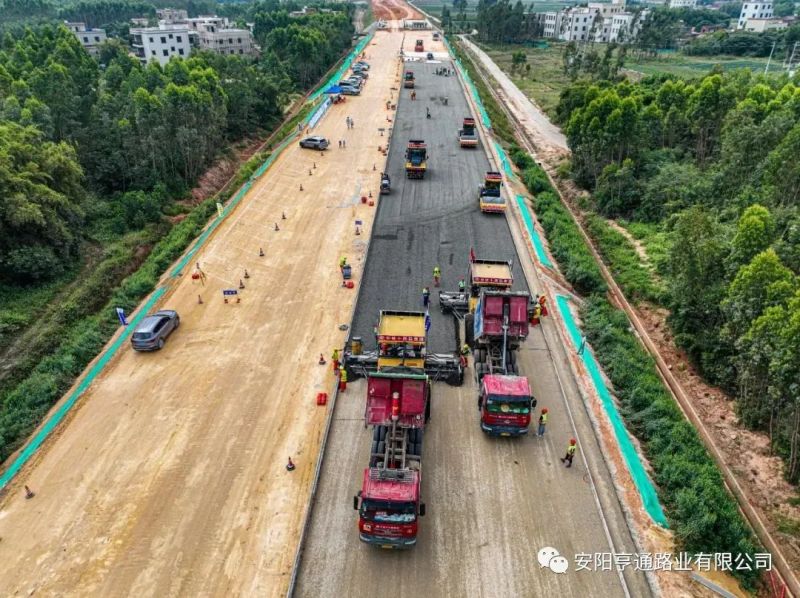 【省重 點項目】3D技術(shù)“打印”高速公路，南三島大橋項目進入路面工程施工階段